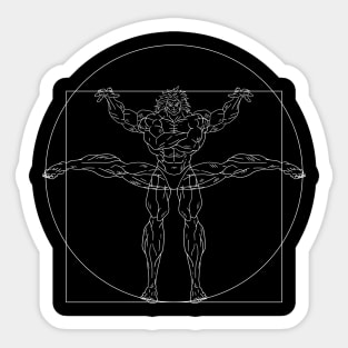 Vitruvian Ogre Sticker